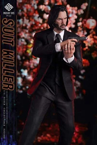 Present Toys John Wick Suit Killer PT-SP61 ⅙ Sixth Scale Figure Keanu Reeves NEW - Picture 1 of 12