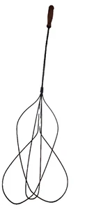 Vintage Carpet Beater Tool Twisted Wire Wood Handle 32-1/2" - Picture 1 of 4