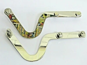 CLASSIC AUSTIN ROVER MINI STAINLESS BONNET HINGES MK3 1970-2001 WITH FITTINGS - Picture 1 of 4