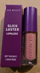 Ace Beaute Slick Luster Lip Gloss - Travel Deluxe Size Perfect box and FREE SHIP - Picture 1 of 2