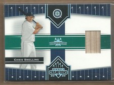 2005 (MARINERS) Donruss Champions Impressions Material #53 Chris Snelling Bat T5