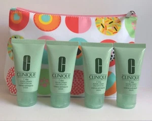 4 X CLINIQUE 7 DÍAS CREMA EXFOLIANTE FÓRMULA ENJUAGUE 1 oz/30 ml bolsa de ea y belleza - Imagen 1 de 6