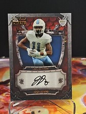 2023 WILD CARD MATTE JOSH DOWNS ROOKIE ON-CARD AUTO /10 COLTS RC