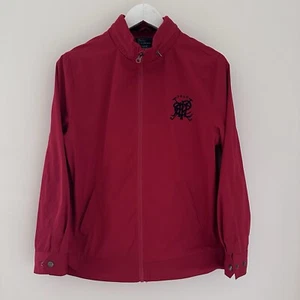 Vintage Polo Ralph Lauren Full Zip Jacket - Red - Large Embroidery Size L 14-16 - Picture 1 of 15