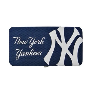 New York Yankees Women's Shell Mesh Wallet MLB Authentic by Little Earth New - Picture 1 of 3