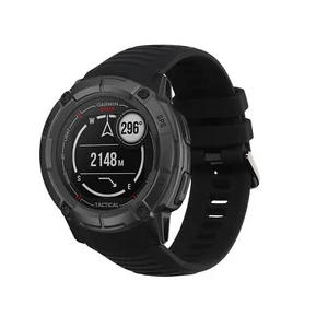 Cinturino per Garmin Instinct 2X Solar silicone fibbia tracker - Zdjęcie 1 z 8