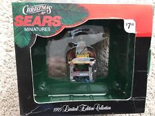 VTG Christmas At Sears Miniatures Ornament-1995 Limited Edition Collection Santa