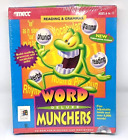 CD-ROM de lecture de luxe Word Munchers grammaire vintage dans sa boîte scellée 1996 Win95 Mac