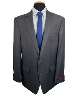 Новый ALFANI красный мужской уголь темно серый SLIM FIT Blazer Sport пальто куртка 46L - Изображение 1 из 4