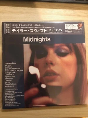 Taylor Swift Midnights (Late Night Edition)  Japan 7inch sleeve + Guitar Pick - Image 1 of 2