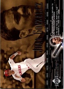 2002 Upper Deck Piece of History Juan Gonzalez #18 Texas Rangers - Picture 1 of 2