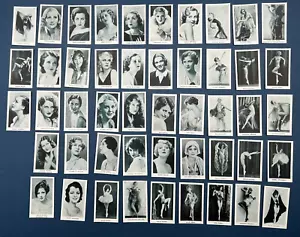 Carte commercio sigarette Teofani 1934 stelle del cinema moderno set completo di 48 ottime condizioni - Foto 1 di 2