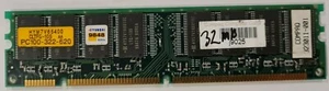 1 x Hyundai HYM7V65400 32MB SDRAM RAM Memory PC100-322-620 - Picture 1 of 2