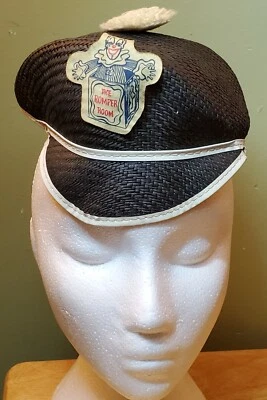 Vintage 1950s ROMPER ROOM Baby Boomer Hat Cap With Patch Retro Cool Collectible  - Image 1 of 4