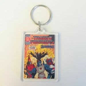 TRANSFORMERS & VISIONARIES Copertina Fumetto Vintage Anello Chiavi Catena Portachiavi - Foto 1 di 1