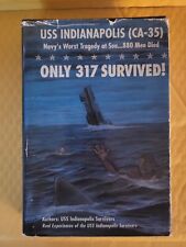 Seulement 317 survivants USS Indianapolis CA-35 HCDJ signé par Paul J Murphy Great Cond