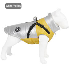 Pet Dog Winter Plush Jacket Cold Warm Protection Night Light Waterproof Vest