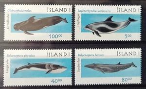 TIMBRE STAMP 4 ISLANDE Y&T#917-20 DAUPHIN BALEINE NEUF**/MNH-MINT 2001 ~R89 - Imagen 1 de 1