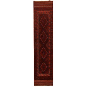 Hand Knotted Afghan Oriental Tribal Hallway Mashwani Area Rug 1'9x7'8 Ft -W17595 - Picture 1 of 1