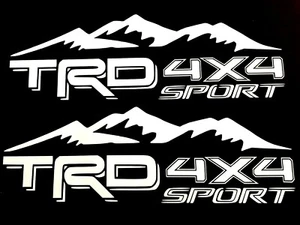 TRD TOYOTA RACING DEVELOPMENT 4x4 SPORT TACOMA TUNDRA MOUNTAIN DECAL STICKER - Picture 1 of 6