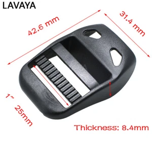 10Pcs/pack plastic luggage adjustment buckle Belt buckle Backpack accessories - Picture 1 of 7