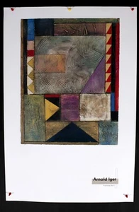 Arnold Iger - Tile Study no 2 -  1990's -  Offset Poster- by Editions Limited - Picture 1 of 6