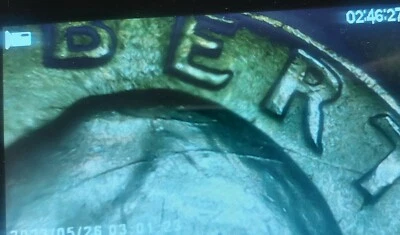 1964 P Washington Quarter ~ Die Crack (Reverse & Obverse) Error ~ 90% Silver - Image 1 of 4