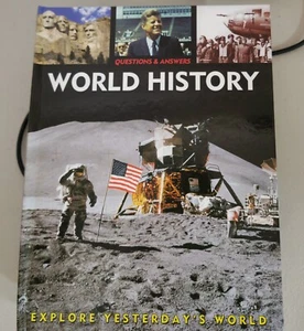 World History A Questions & Answers Series Book Explore Yesterday's World School - Imagen 1 de 1
