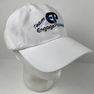 Team Engage Pickleball Hat White Lightweight Adjustable Embroidered Lettering - Picture 1 of 7