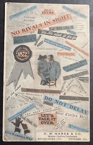 Long & Son Lee's Summit Missouri Impreso Tienda de Ropa Publicidad HM Marks&Co - Imagen 1 de 2