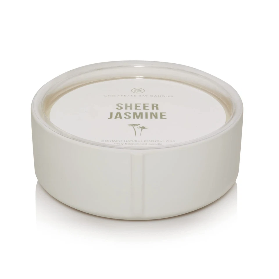 PT42073 Candle Multi-Wick Ceramic Sheer Jasmine Home Décor