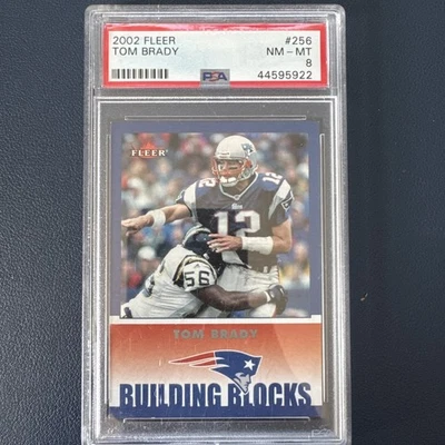 2002 Fleer Tradition - Building Blocks Tom Brady #256 POP 29 future HoF GOAT - Image 1 of 3