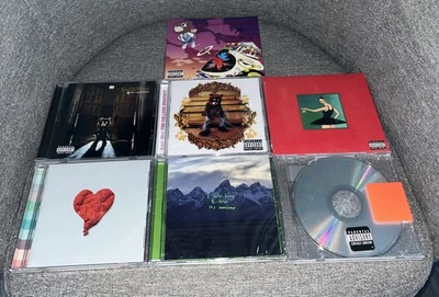 Kanye West 7CD Lot Graduation, Registration, Dropout, Fantasy, 808s, Ye, Yeezus - Image 1 of 2