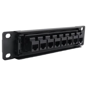 Câble adaptateur jack Ethernet45 panneau de brassage CAT6 8 ports droit RJ45 - Photo 1/6
