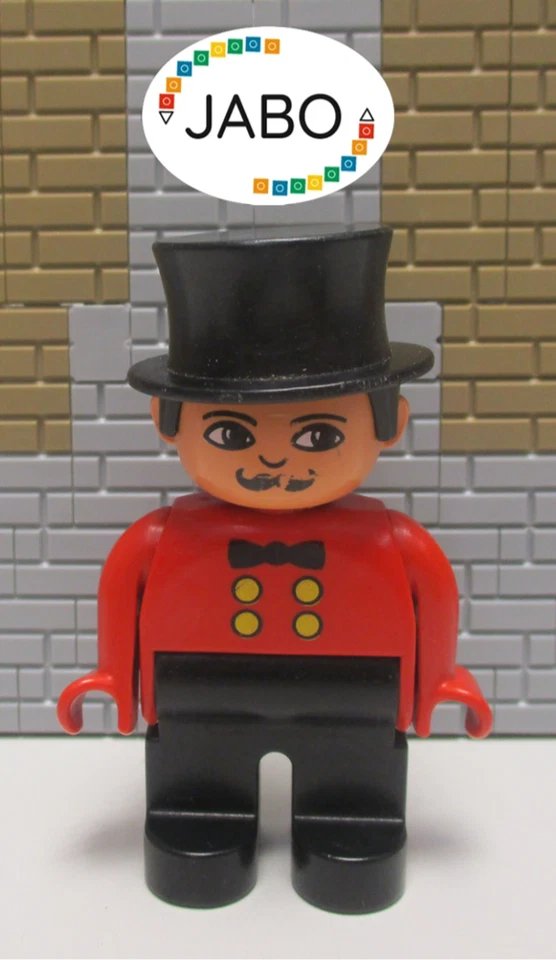 ( Q 9/8/3 ) LEGO Duplo Figur Zirkusdirektor Zirkus Cirkus - Bild 1 von 1