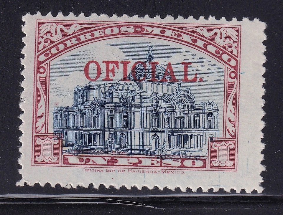 udl34 México 1927 Palacio de Bellas Artes Sc#O176 Mc#(OF)143a oficial Foto 1 de 1