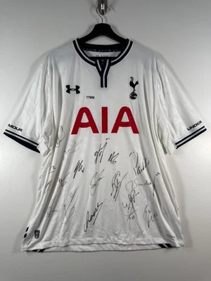 Under Armour Mens Tottenham Hotspur Europe League Home Jersey White Sz 2XL - Image 1 of 4