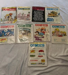 Lot of 9 Vintage Comics Revue Magazines 1980s – Peanuts, Star Wars, Hagar - Picture 1 of 2