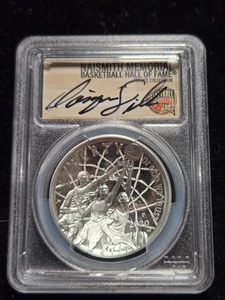 2020-P Basketball HOF Silver Dollar Dominique Wilkins Signed PCGS PR70 (Z-1014) - Picture 1 of 2