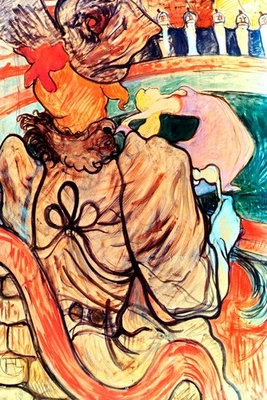 BAILARINA Y CINCO CAMISAS DE PELUCHE CIRCO PARÍS PINTURA FRANCESA DE LAUTREC REPRO Foto 1 de 3