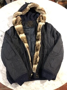 Ermanno Scervino Luxury Giacca Uomo Taglia 50 Nuova Con Pelliccia Interna Lapin - Foto 1 di 12