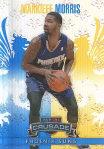 2013-14 Panini Crusade Basketball Blue #287 Markieff Morris