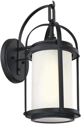 Westinghouse Lighting 6579900 Grandview Traditional Outdoor Wall Sconce - Black - Image 1 of 4
