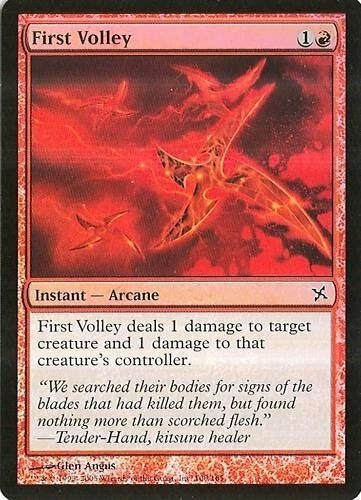 MTG - BOK - First Volley - 2X - Foil - NM - Image 1 of 1