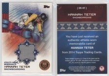 2014 US Olympic & Paralympic Team and Hopefuls Relics Bronze /75 Hannah Teter