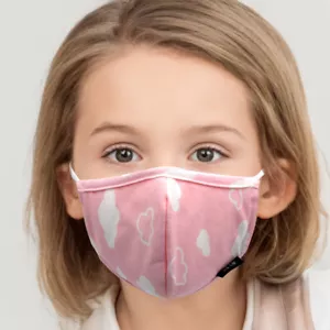 2 pack of kids Face Mask Reusable Washable Adjustable Cotton Nose Wire - Picture 1 of 9