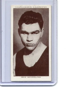 1938 Churchman Boxing Personalities #34 Max Schmeling NM  - Bild 1 von 1