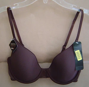 Neu mit Etikett $ 60 Wacoal 32C Kaffee GLATTER TEINT KONVERTIERTES T-SHIRT Bügel-BH 853251 - Bild 1 von 2