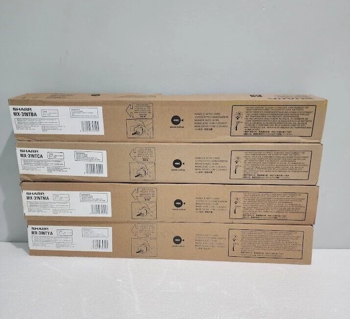 Genuine Sharp MX-31NTBA MX-31NTCA MX-31NTMA MX-31NTYA Toner Cartridge Set - Image 1 of 1