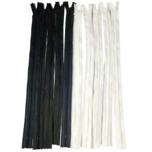 10 Pieces Invisible Nylon Closed End Zip Zippers for Sewing 0cm - Picture 1 of 7